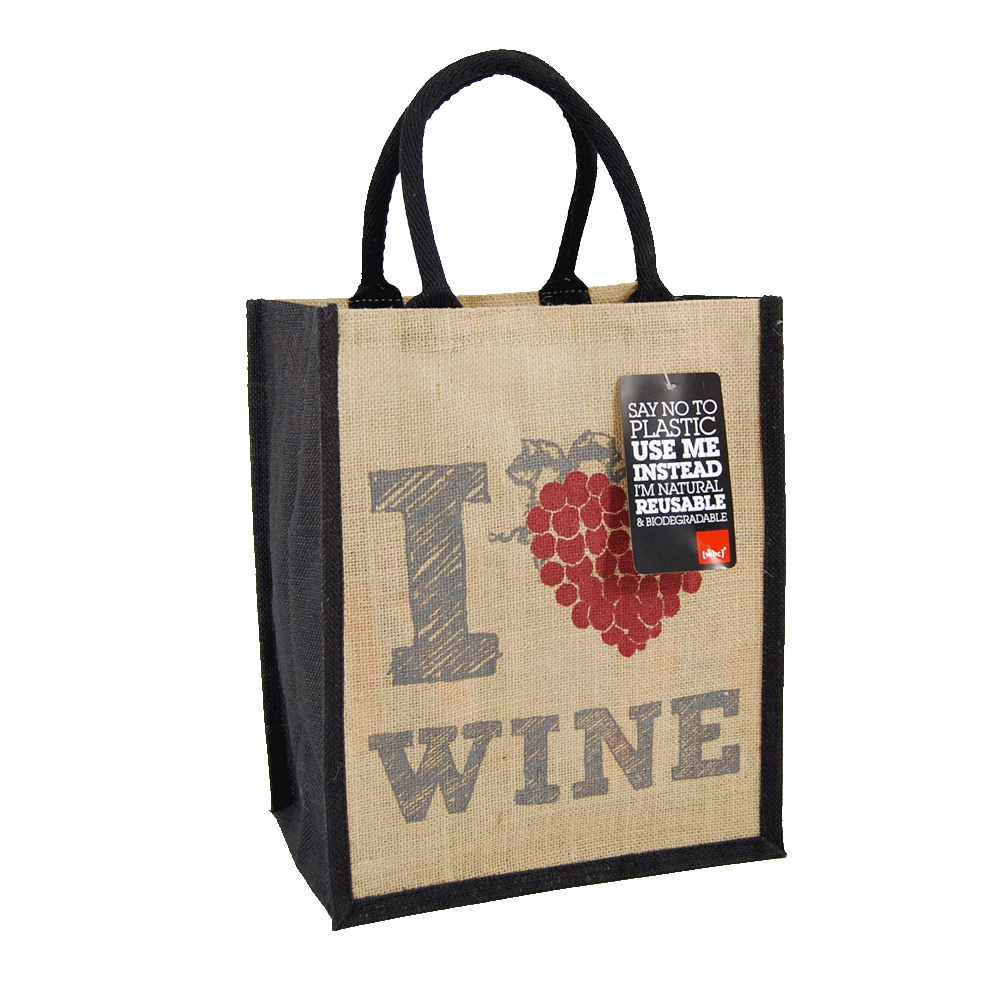 麻布紅酒袋（Jute wine bags）